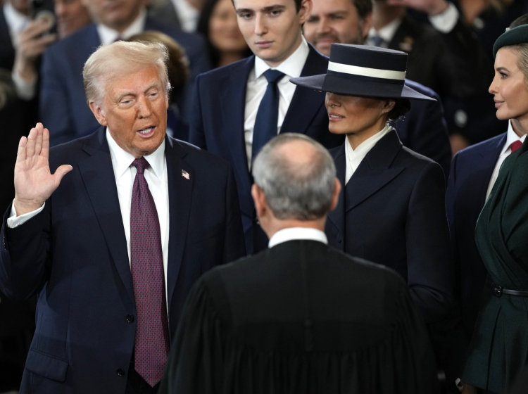 Donald Trump je zaprisegel kot 47. predsednik ZDA